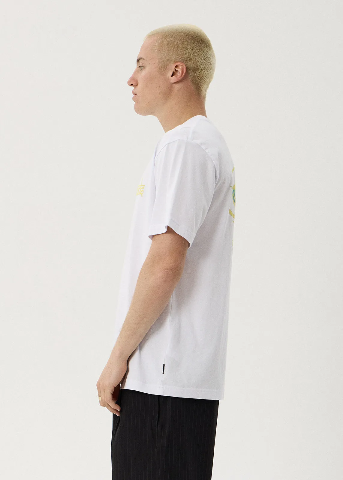 AFENDS Steady - Retro Tee - White sold by Afends product image thumbnail 5