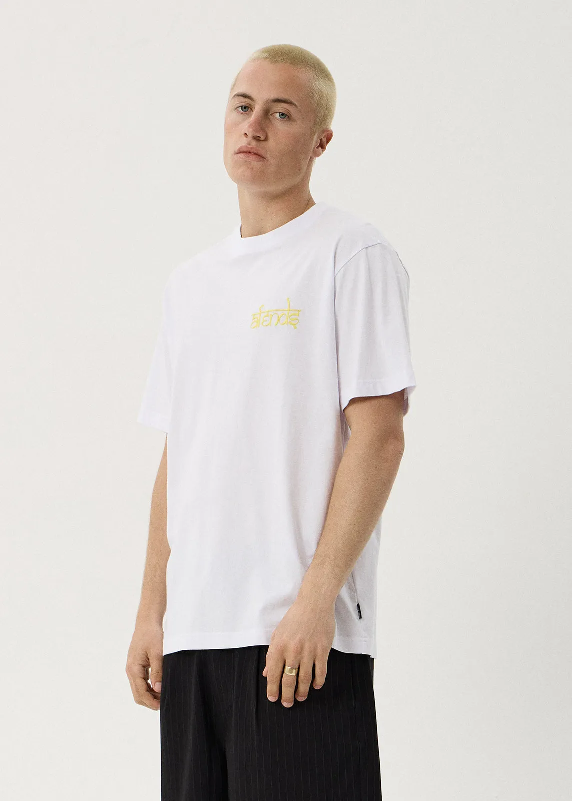 AFENDS Steady - Retro Tee - White sold by Afends product image thumbnail 4