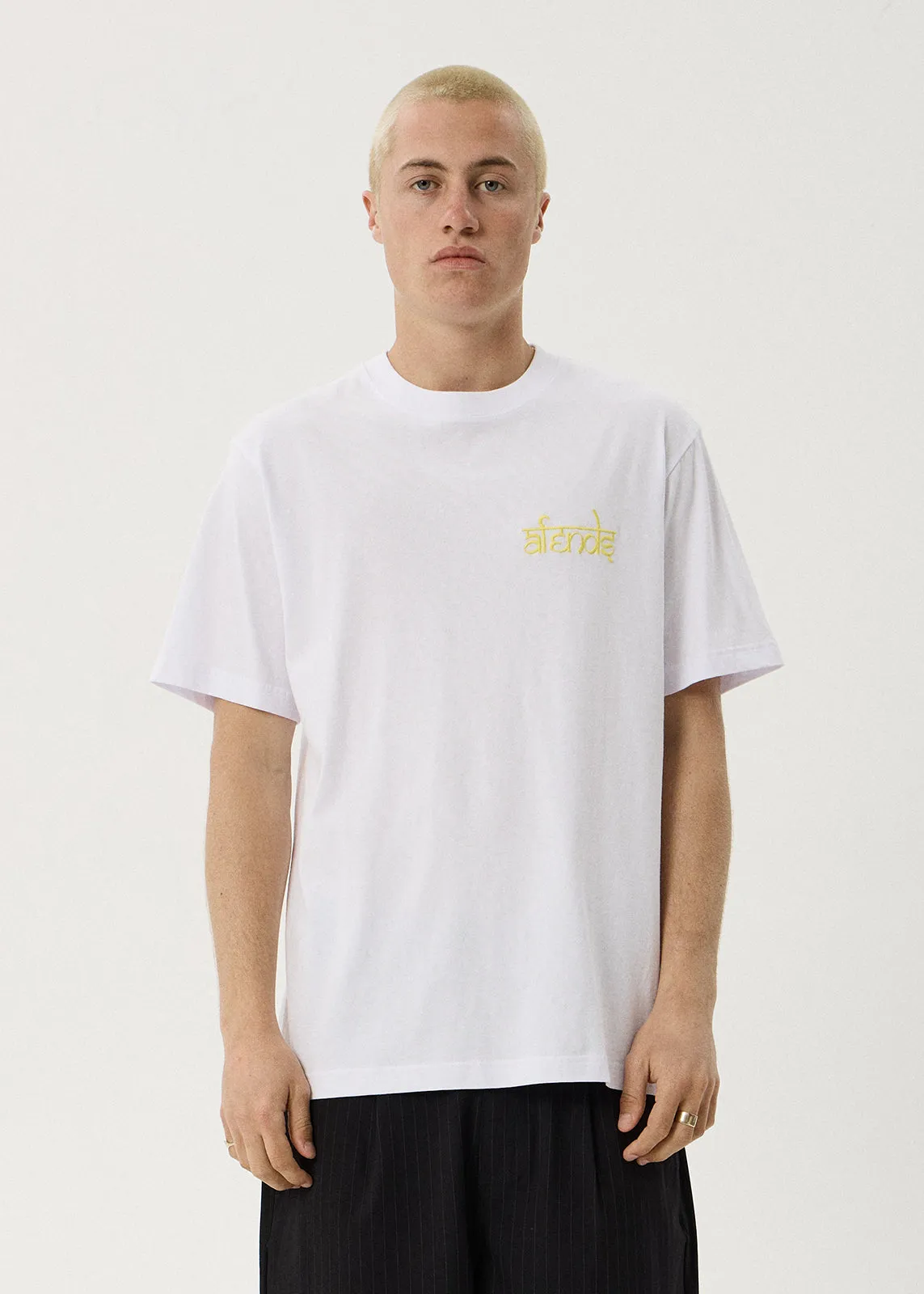 AFENDS Steady - Retro Tee - White sold by Afends product image thumbnail 3
