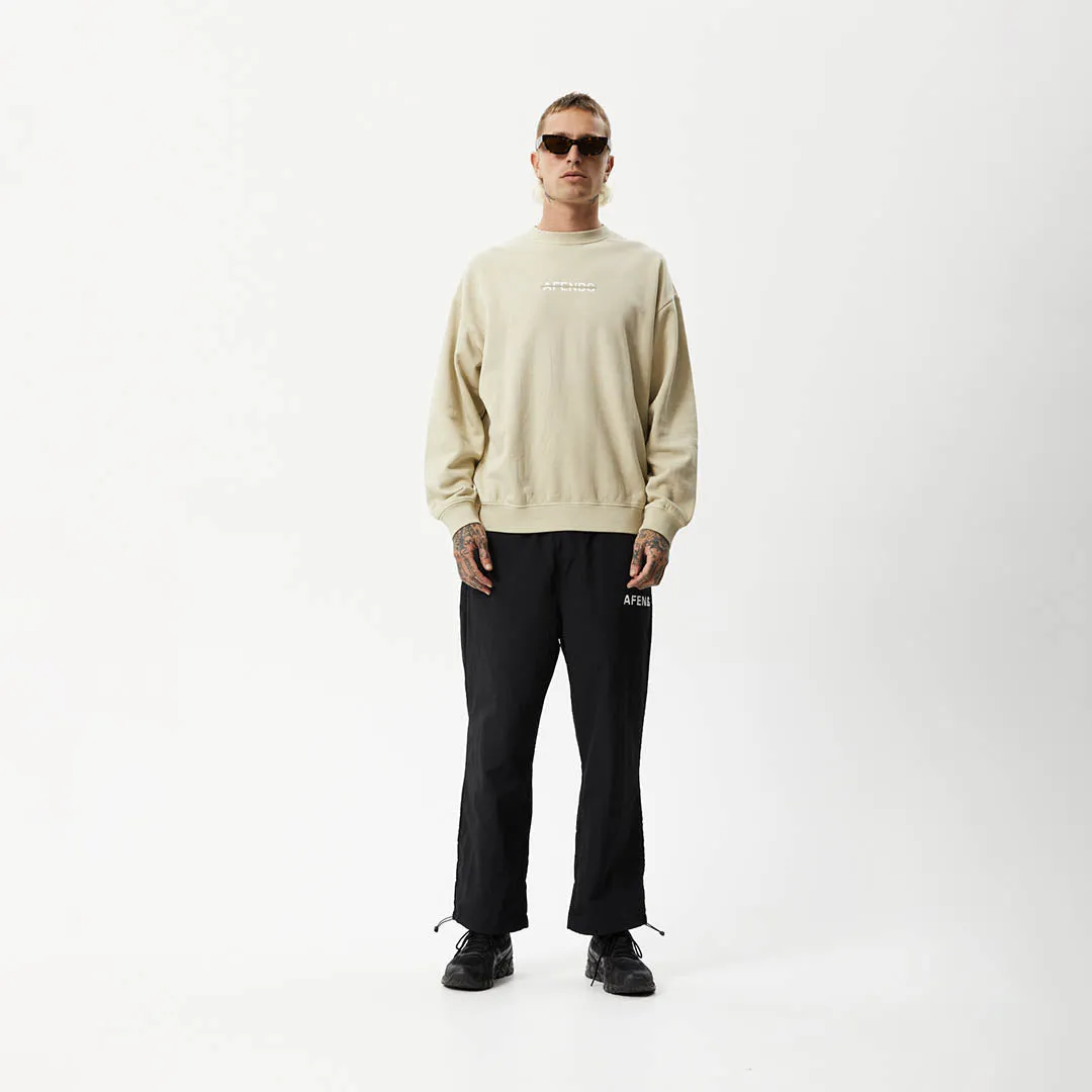 AFENDS Mens Liquid - Crew Neck Jumper - Cement sold by Afends product image thumbnail 5