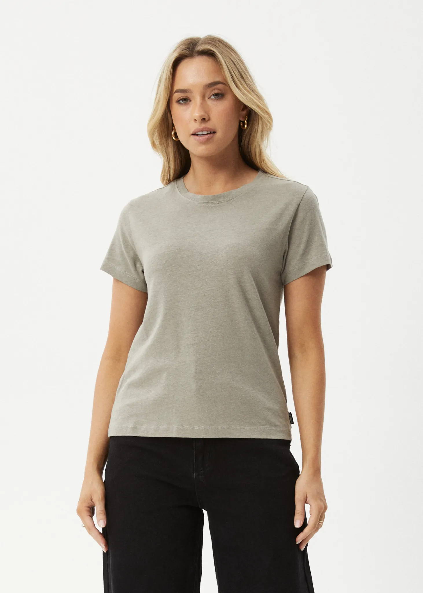 AFENDS Womens Eden - Regular Tee - Olive sold by Afends