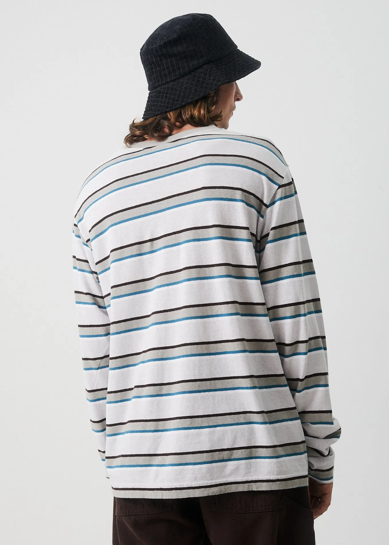 AFENDS Mens THC - Hemp Stripe Long Sleeve Tee - Desert sold by Afends product image thumbnail 2