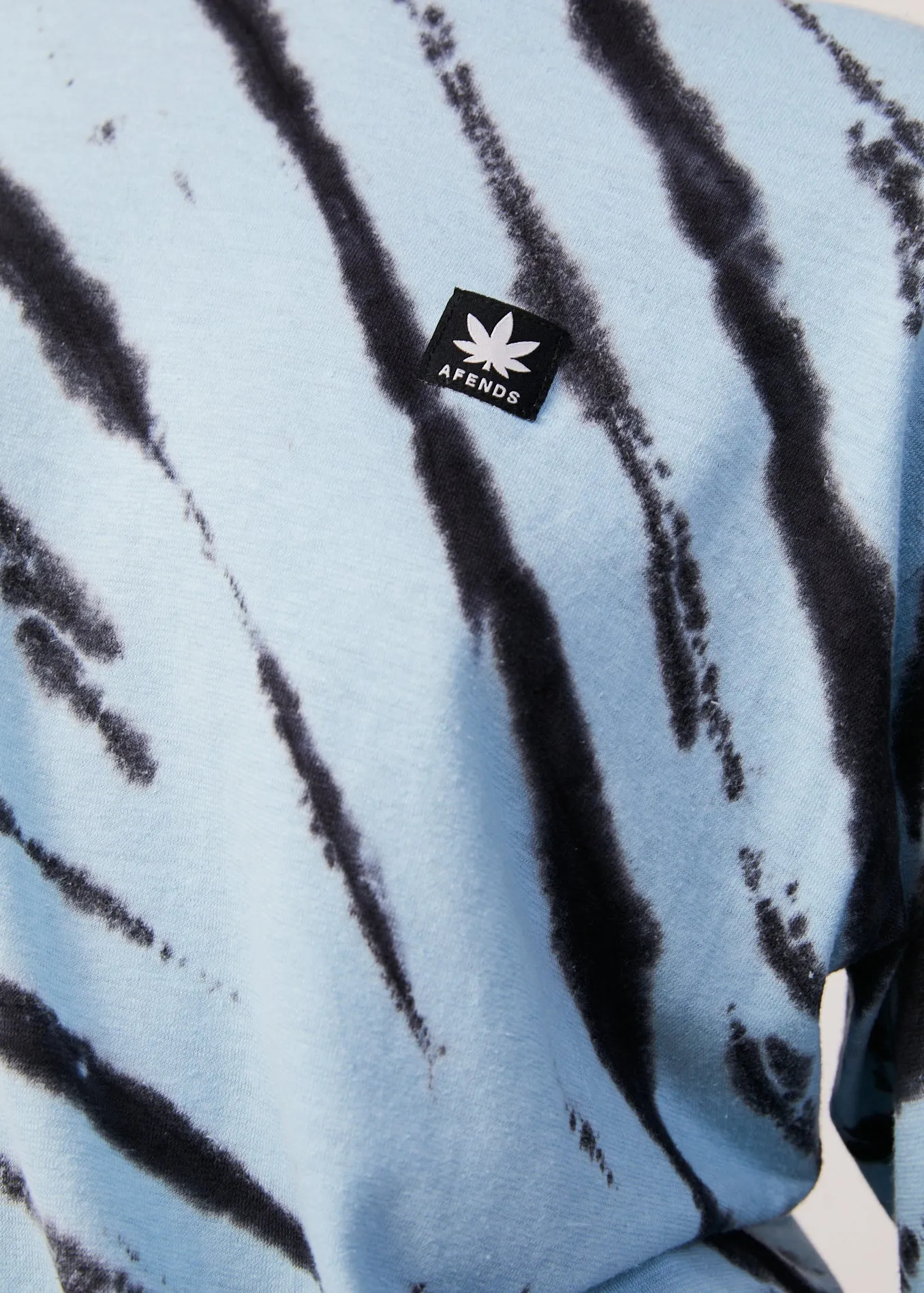 AFENDS Unisex Controlla - Unisex Tie-Dye Long Sleeve T-Shirt - Sky Blue sold by Afends product image thumbnail 3