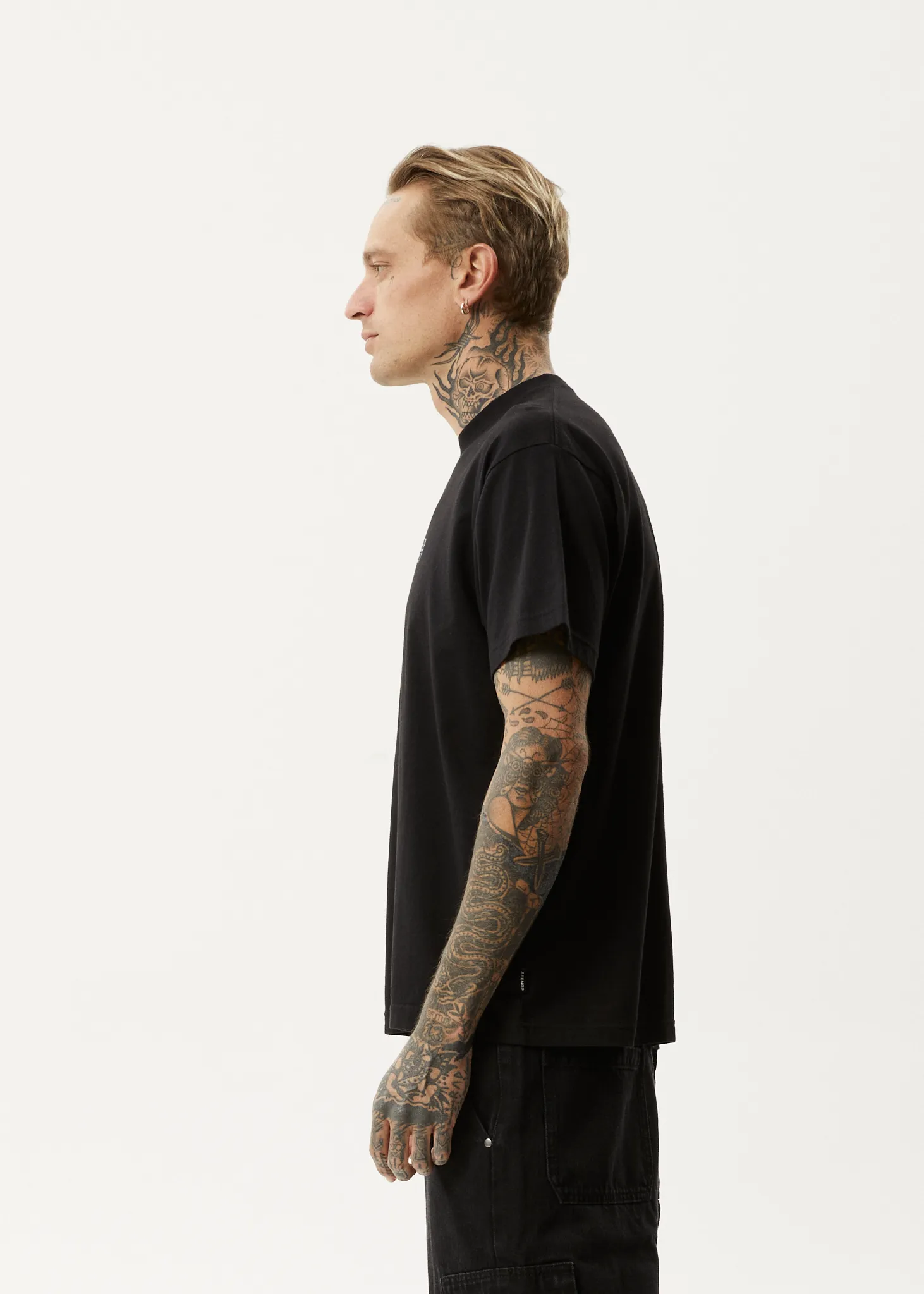AFENDS Mens Pilot - Boxy T-Shirt - Black sold by Afends product image thumbnail 4