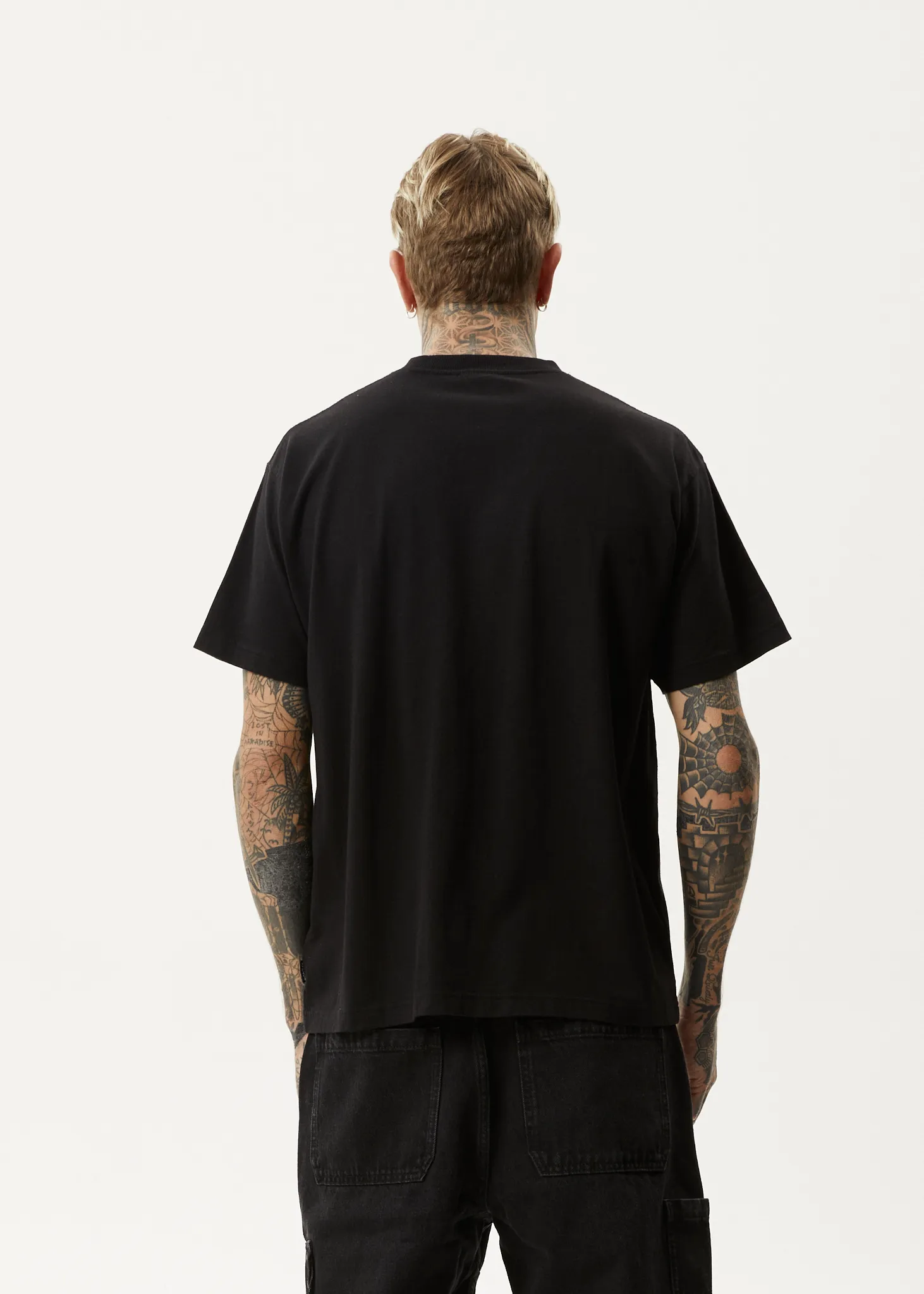 AFENDS Mens Pilot - Boxy T-Shirt - Black sold by Afends product image thumbnail 5