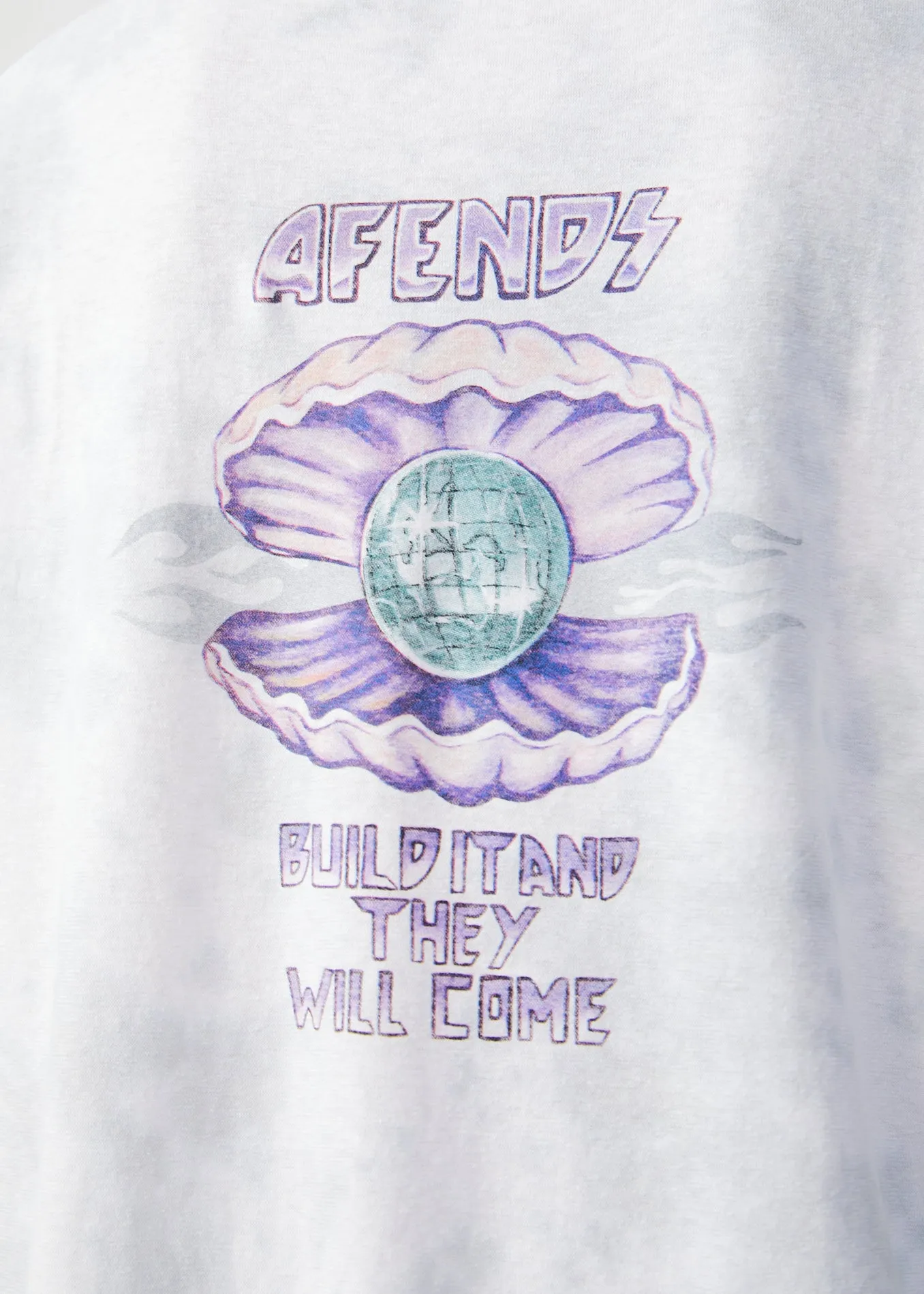 AFENDS Womens Pearla - Oversized T-Shirt - Smoke Wash sold by Afends product image thumbnail 4