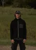AFENDS Mens Arctic - Fleece Zip Up Jacket - Black sold by Afends
