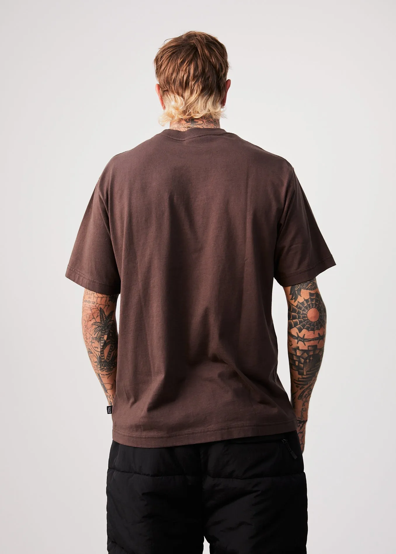 AFENDS Mens Spaced - Retro T-Shirt - Coffee sold by Afends product image thumbnail 5