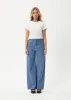 AFENDS Womens Gigi - Denim Flared Jean - Worn Blue sold by Afends