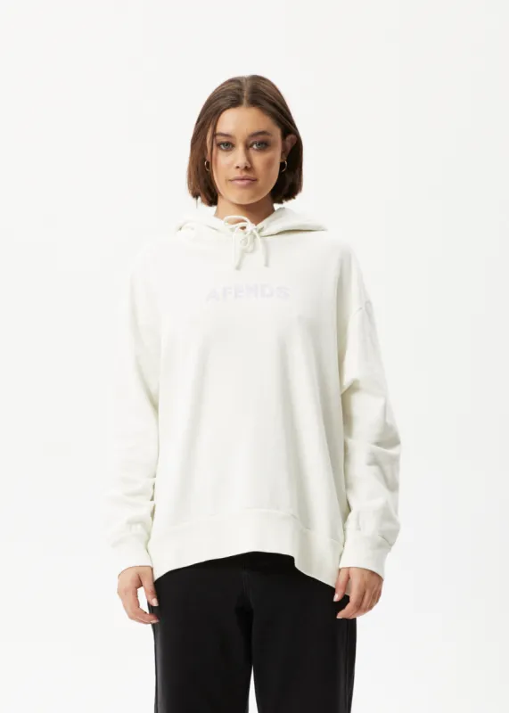 AFENDS Womens Dua - Hoodie - Off White sold by Afends