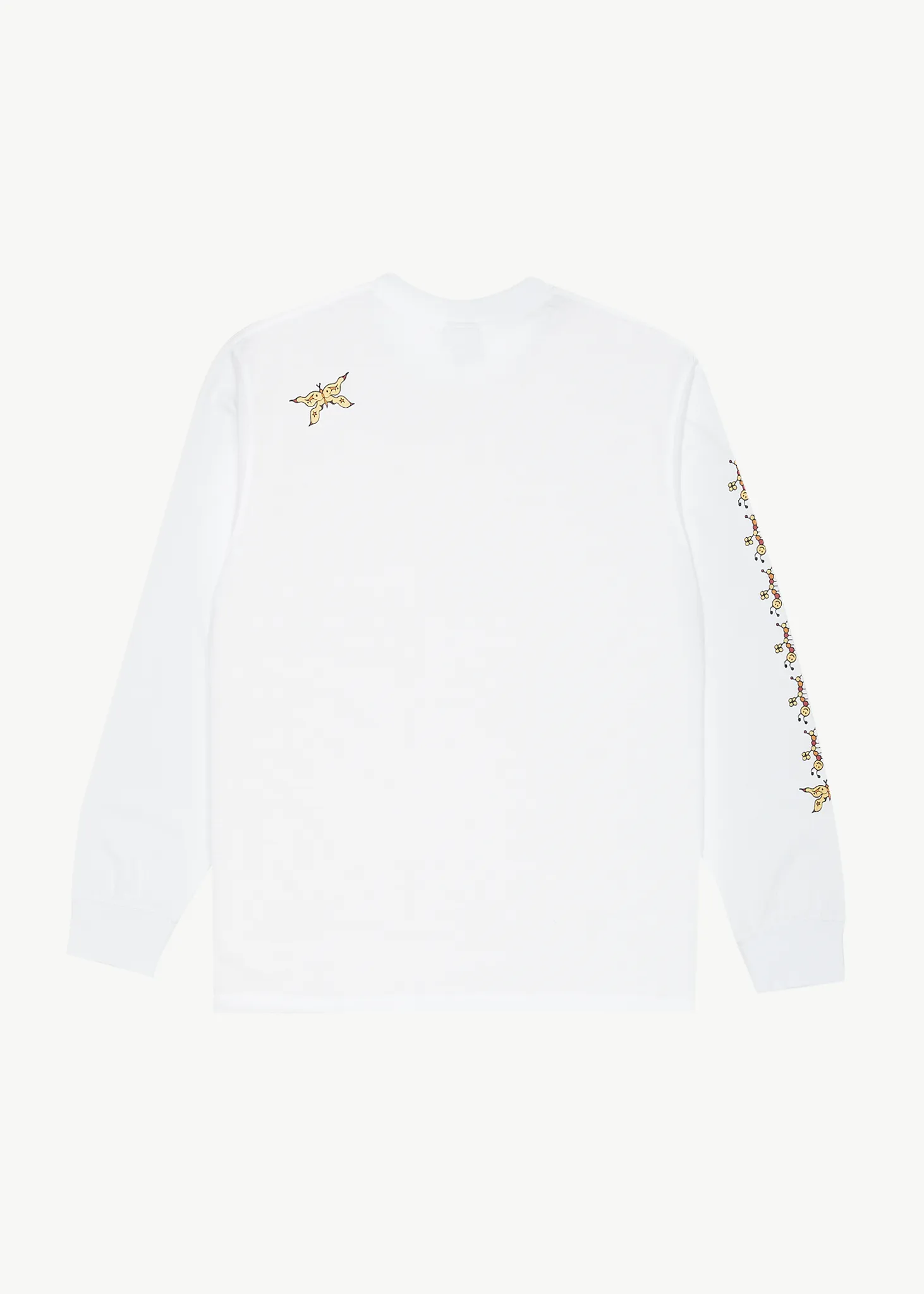 AFENDS Mens Sunshine - Long Sleeve Graphic T-Shirt - White sold by Afends product image thumbnail 2