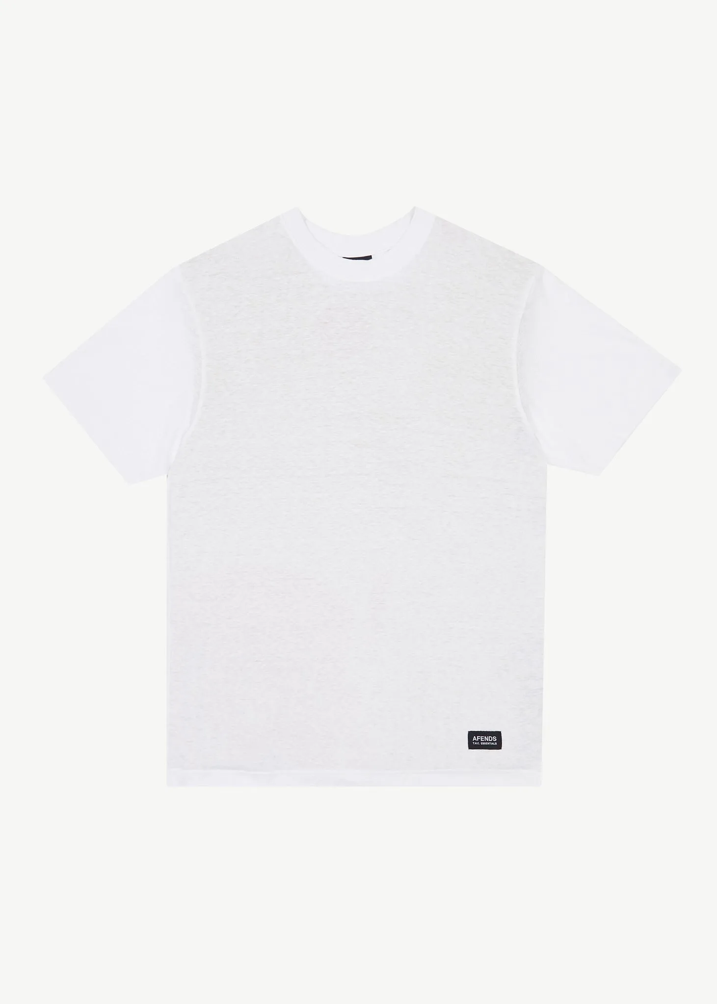 AFENDS Mens Classic - Retro Tee - White sold by Afends