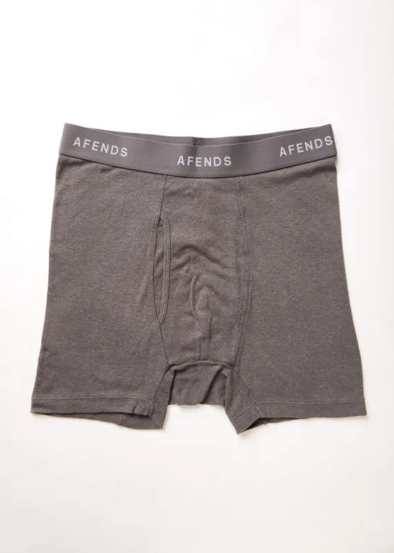 Afends Mens Absolute - Hemp Boxer Briefs - Steel sold by Afends