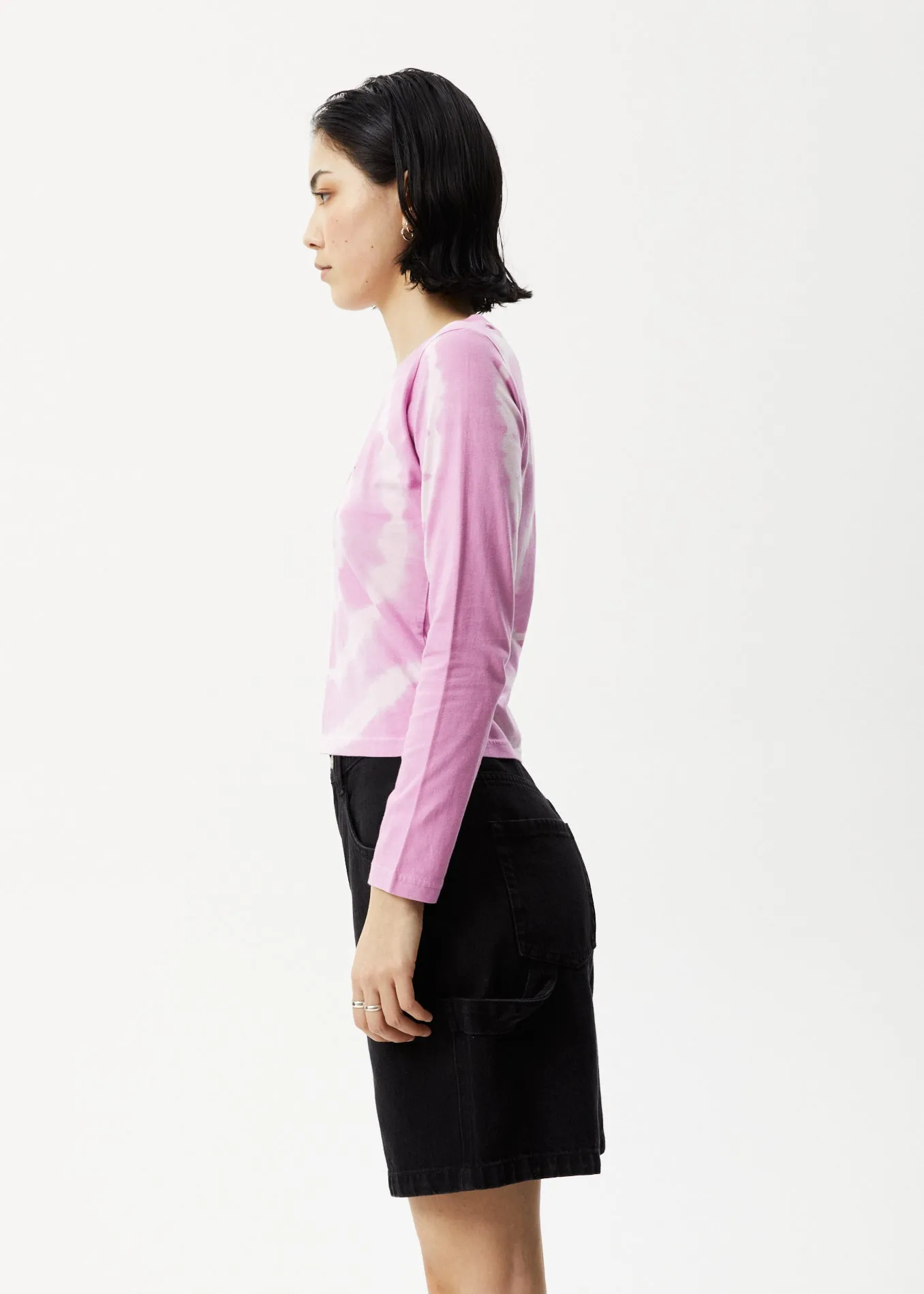 AFENDS Womens Day Dream - Long Sleeve Tie Dye Graphic T-Shirt - Candy sold by Afends product image thumbnail 4