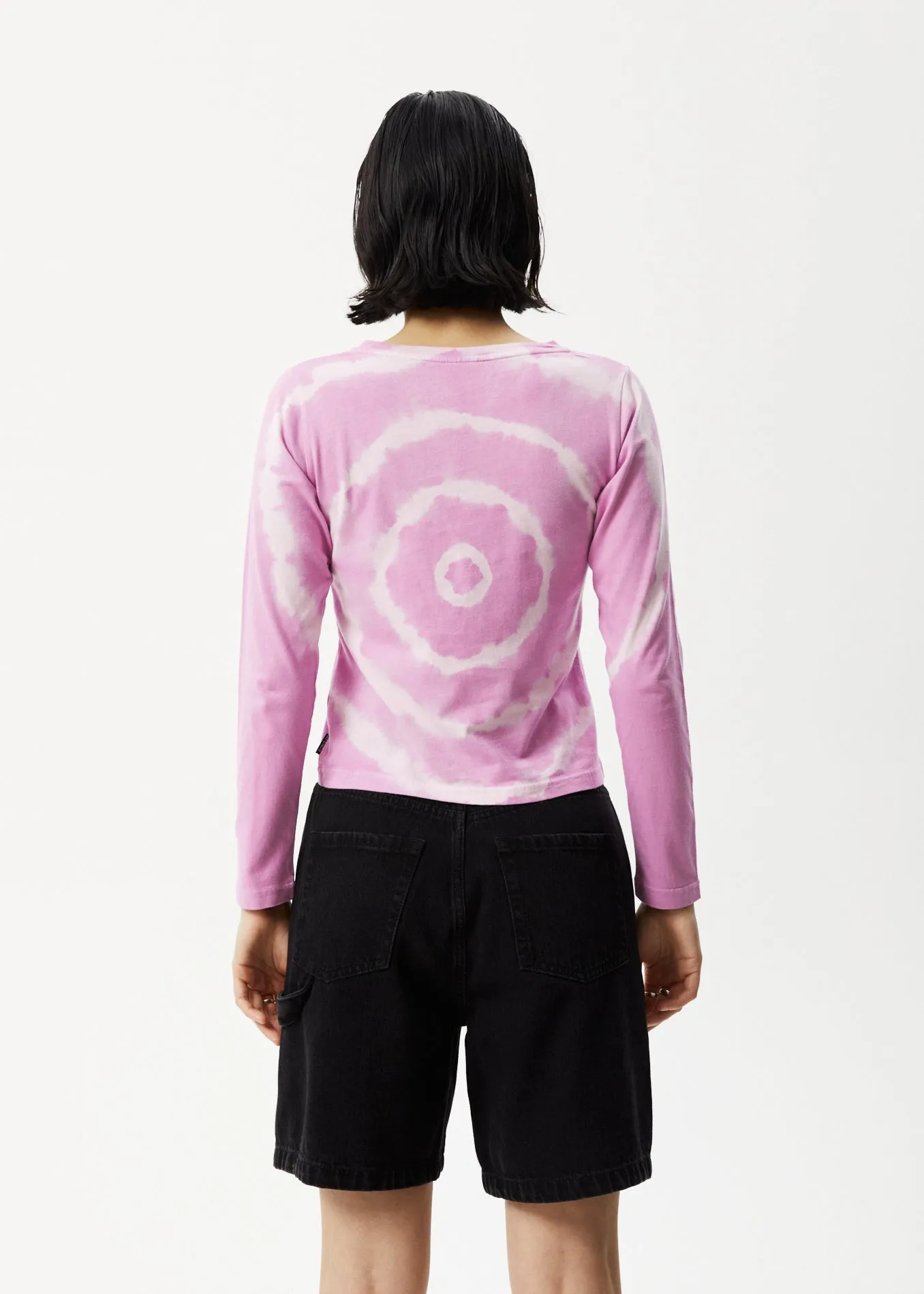 AFENDS Womens Day Dream - Long Sleeve Tie Dye Graphic T-Shirt - Candy sold by Afends product image thumbnail 5