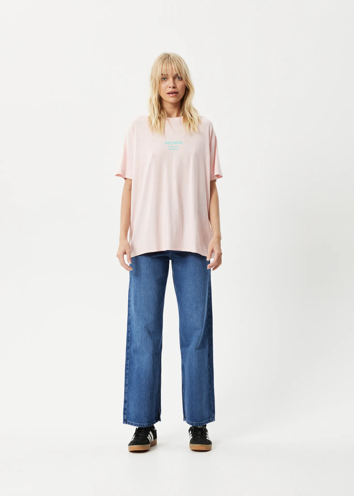 AFENDS Womens Daze Slay - Oversized Graphic T-Shirt - Stone Lotus sold by Afends product image thumbnail 4