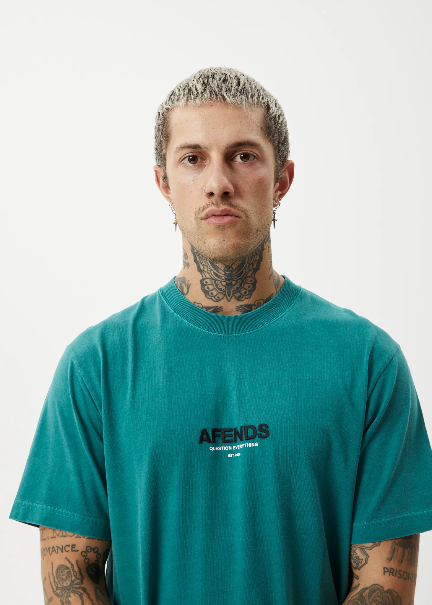 AFENDS Mens Vinyl - Retro Tee - Washed Pine sold by Afends product image thumbnail 5