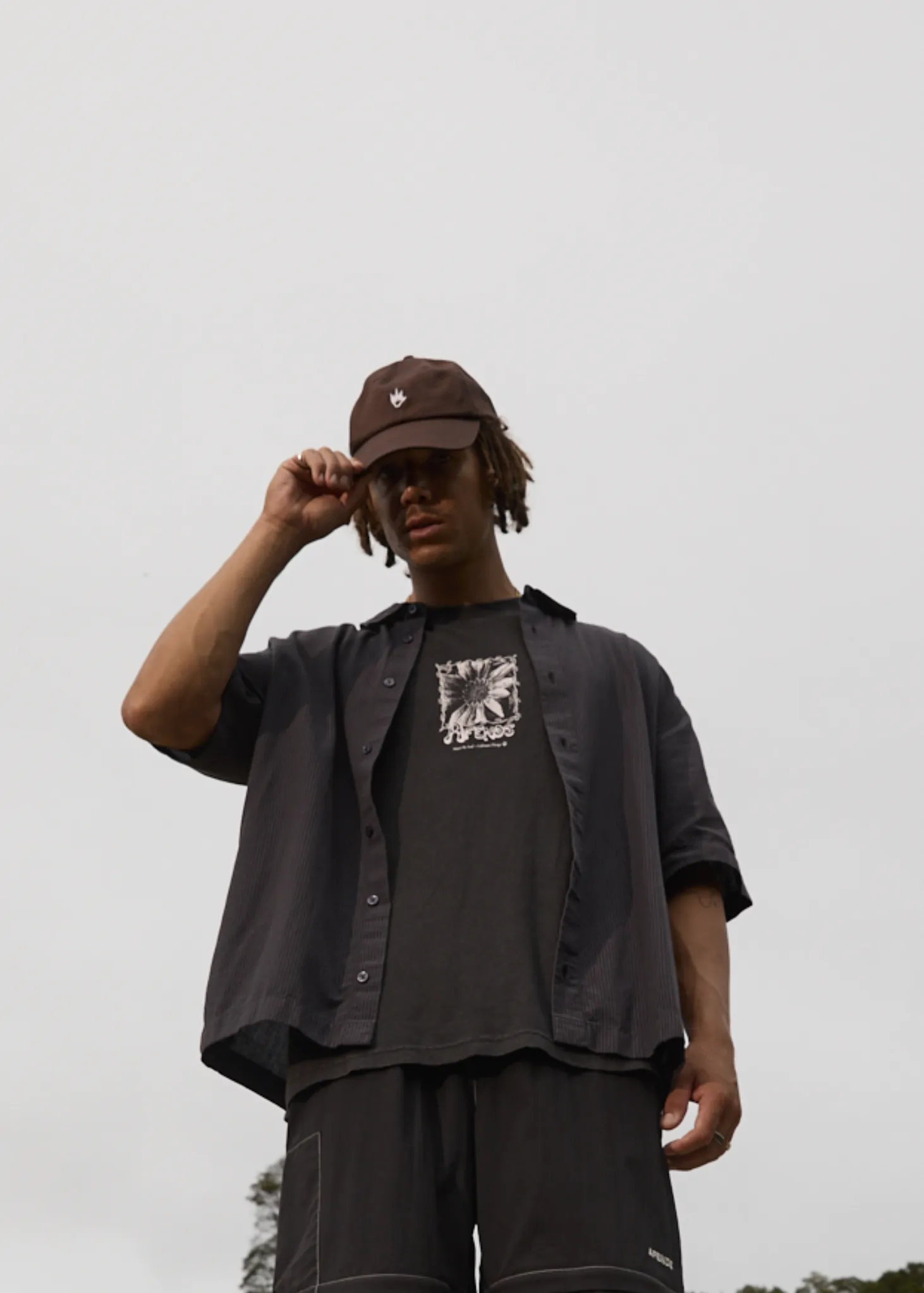 AFENDS Mens Intergalactic - Short Sleeve Shirt - Black Stripe sold by Afends product image thumbnail 2