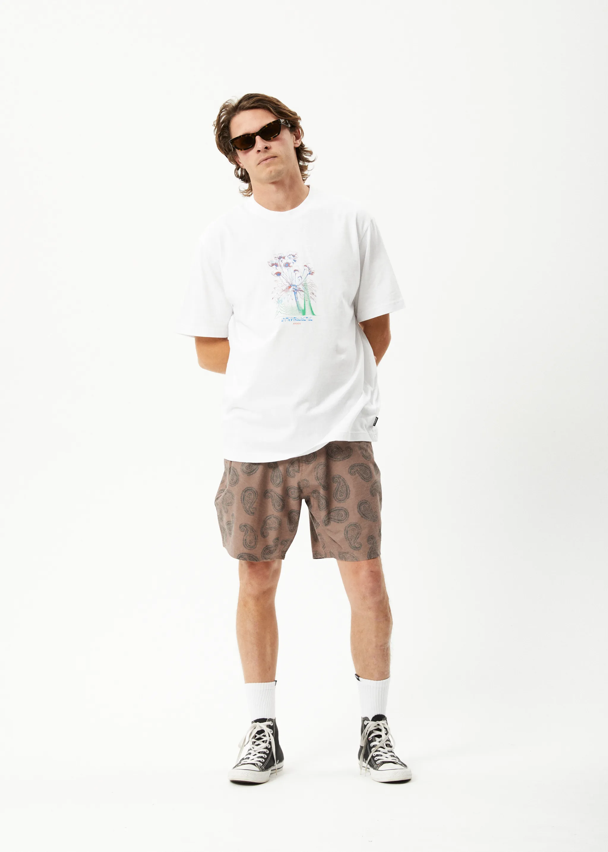 AFENDS Mens Gardener - Retro Graphic T-Shirt - White sold by Afends product image thumbnail 4