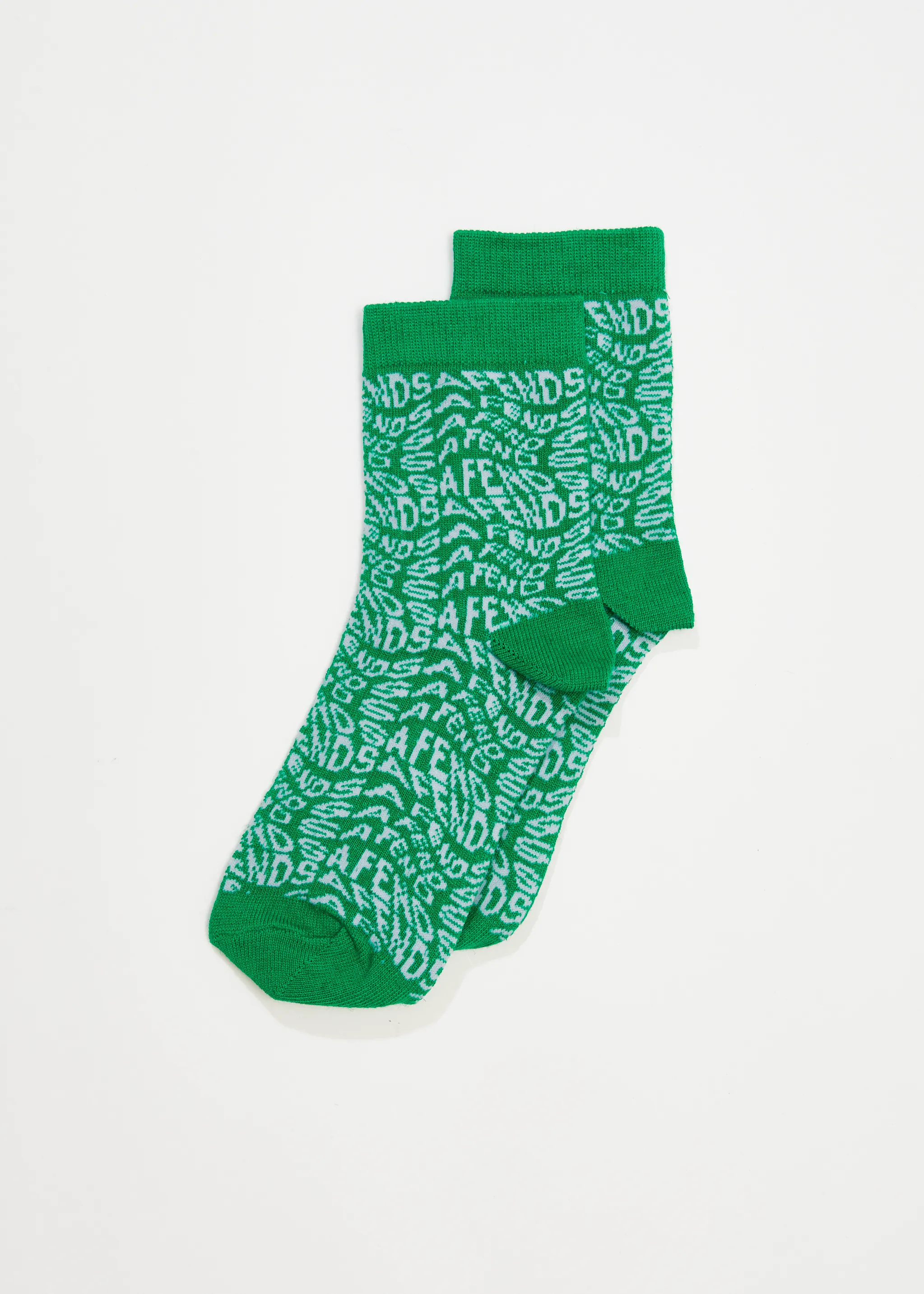 AFENDS Unisex Spiral - Crew Socks - Forest sold by Afends product image thumbnail 3