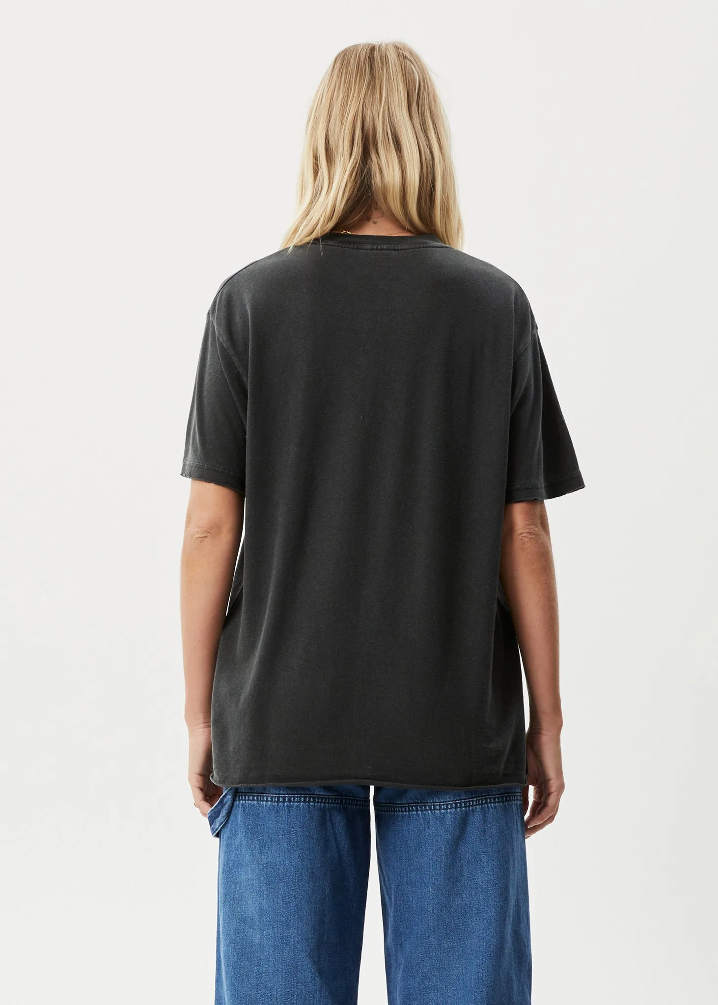 AFENDS Womens Slay - Oversized Tee - Stone Black sold by Afends product image thumbnail 4