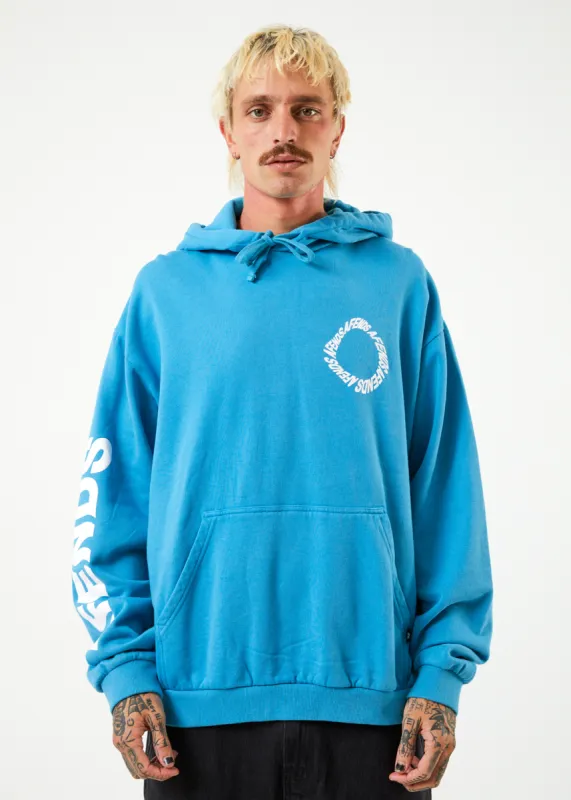 AFENDS Mens Vortex - Hoodie - Dark Teal sold by Afends