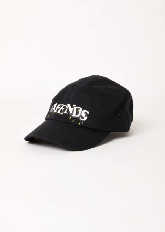AFENDS Unisex Natural Technology - 5 Panel Cap - Black sold by Afends