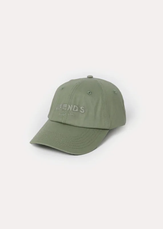 AFENDS Mens Questions - Six Panel Cap - Eucalyptus sold by Afends