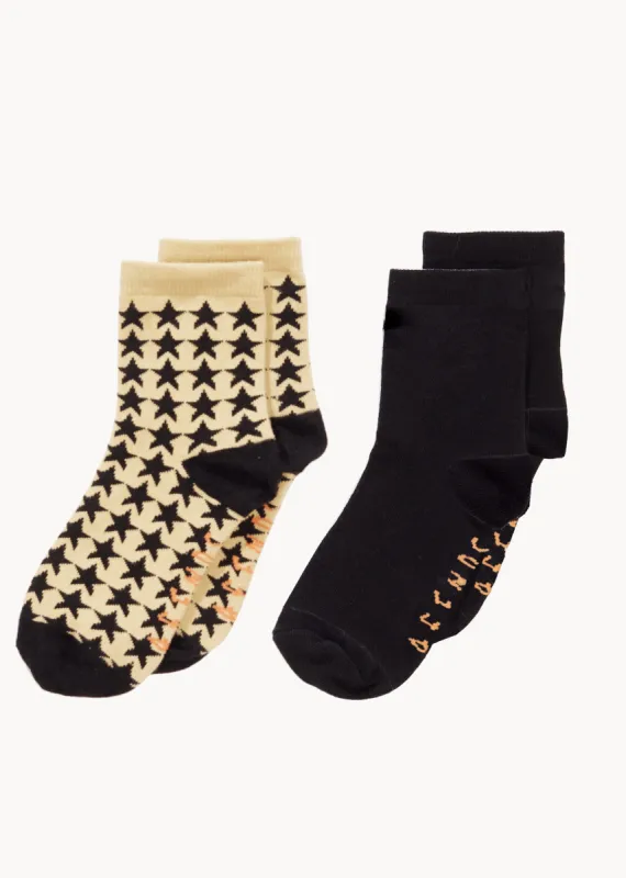 AFENDS Womens Aster - Socks Two Pack - Multi sold by Afends