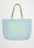 AFENDS Unisex To Grow - Oversized Tote Bag - Powder Blue sold by Afends