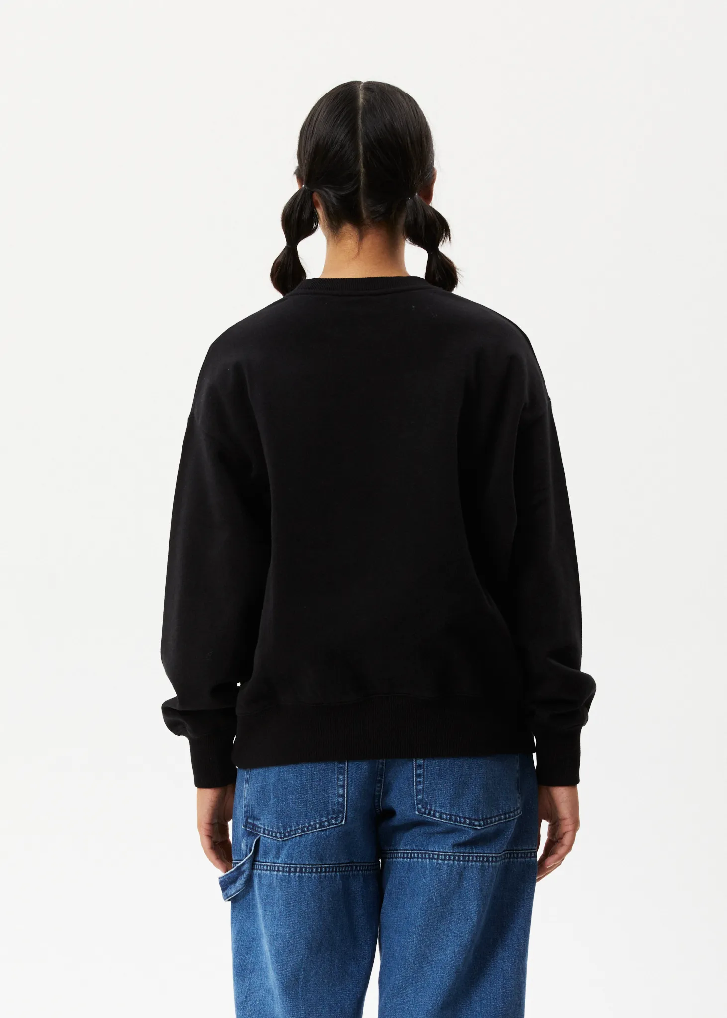 AFENDS Womens Lilah - Crew Neck Jumper - Black sold by Afends product image thumbnail 5