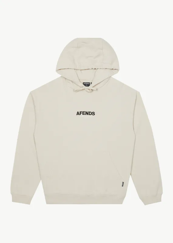 AFENDS Mens Vinyl - Hoodie - Moonbeam sold by Afends
