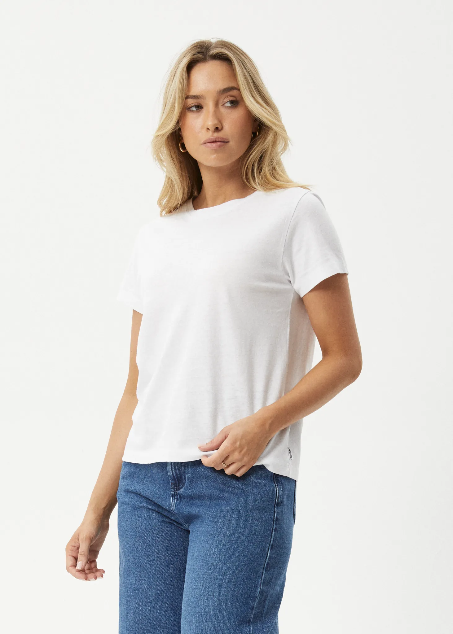 AFENDS Womens Eden - Regular Tee - White sold by Afends product image thumbnail 3