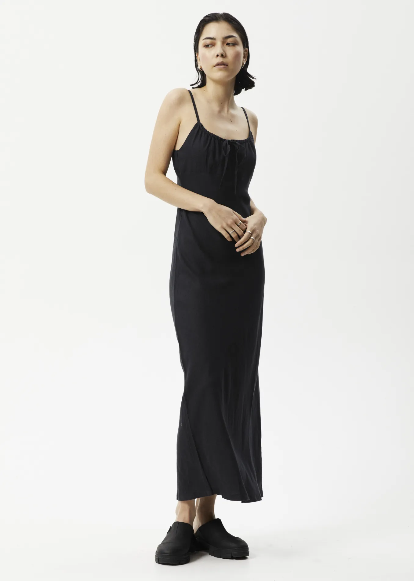 AFENDS Womens Dallas - Maxi Dress - Black sold by Afends