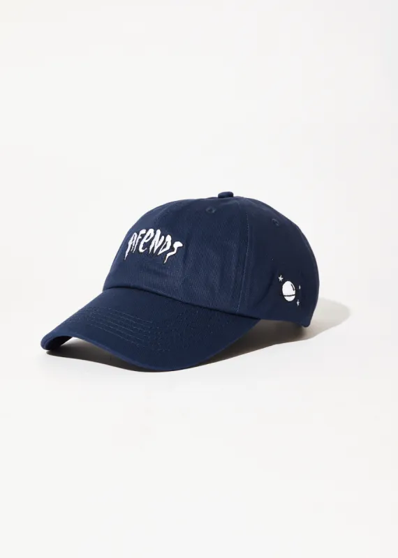 AFENDS Mens Enjoyment - Six Panel Cap - Navy sold by Afends