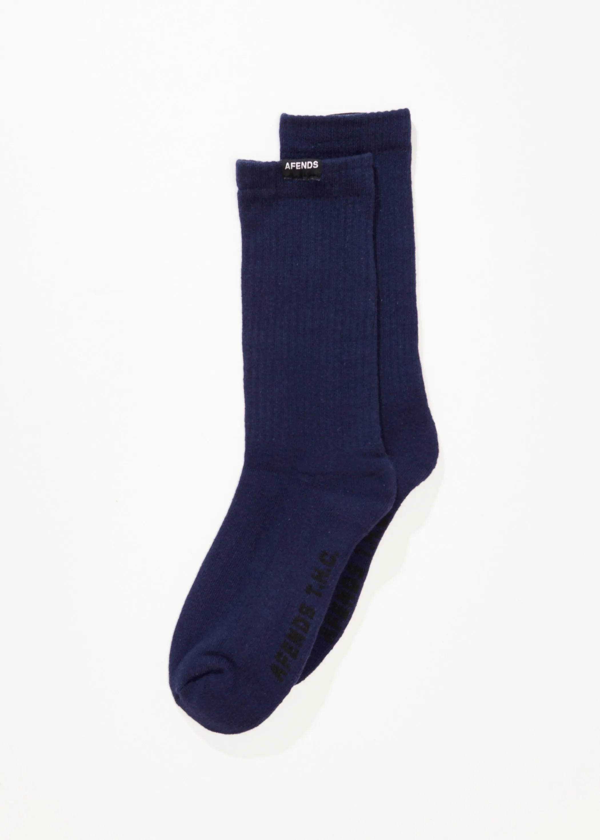 AFENDS Mens Everyday - Socks One Pack - Navy sold by Afends product image thumbnail 3