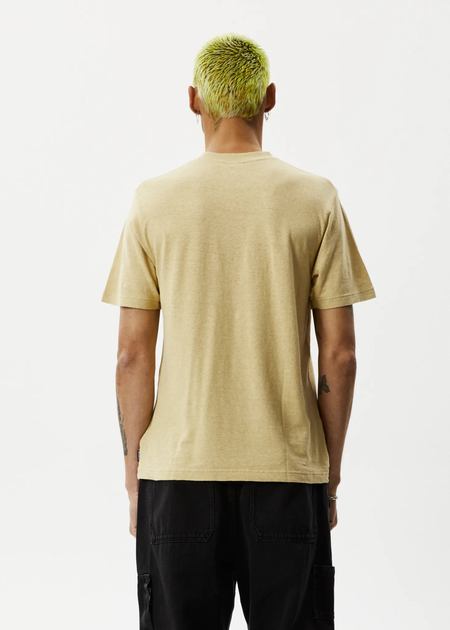 AFENDS Mens Orbital - Retro Graphic Tee - Camel sold by Afends product image thumbnail 5