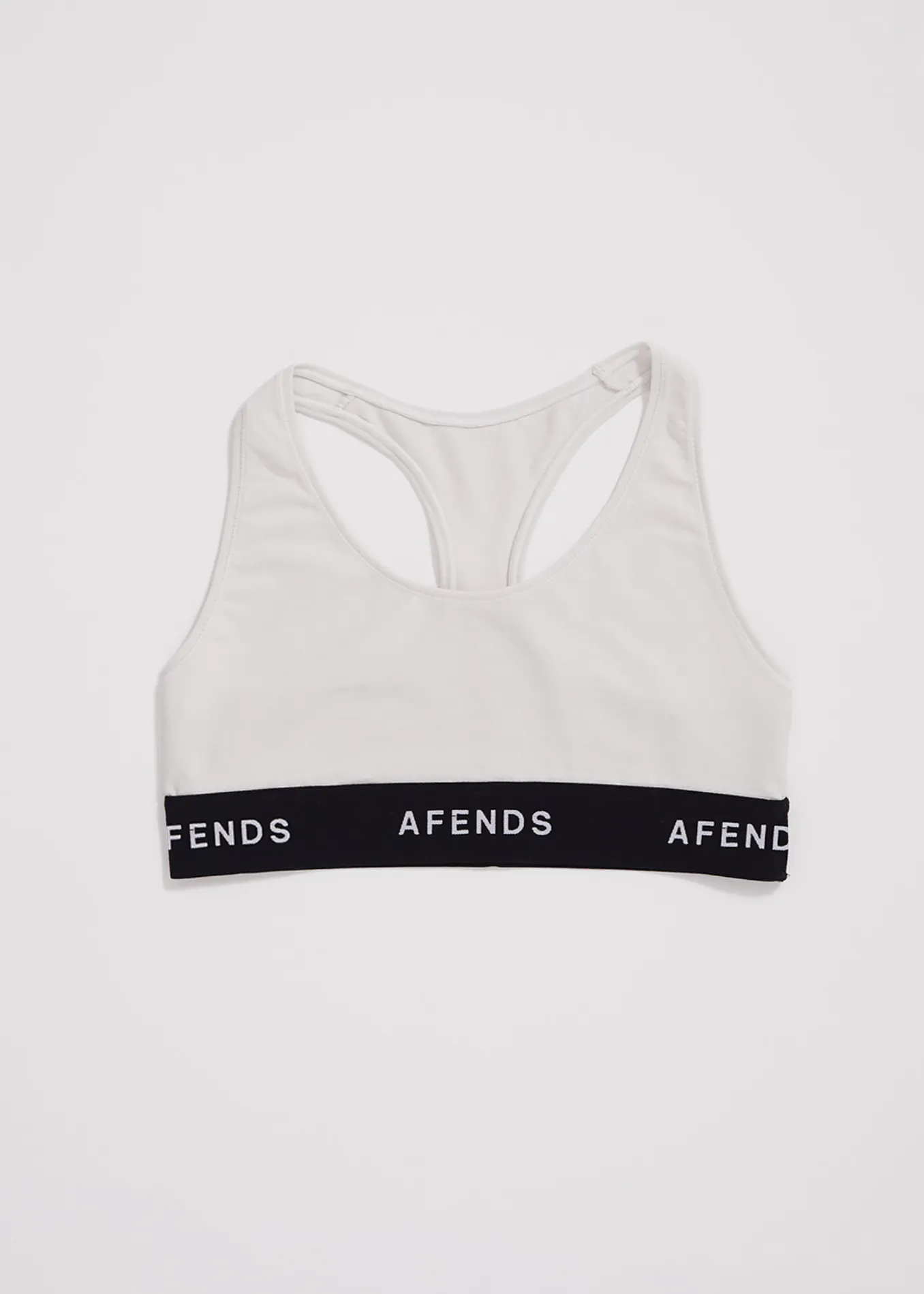 AFENDS Womens Molly - Sports Crop - Off White sold by Afends