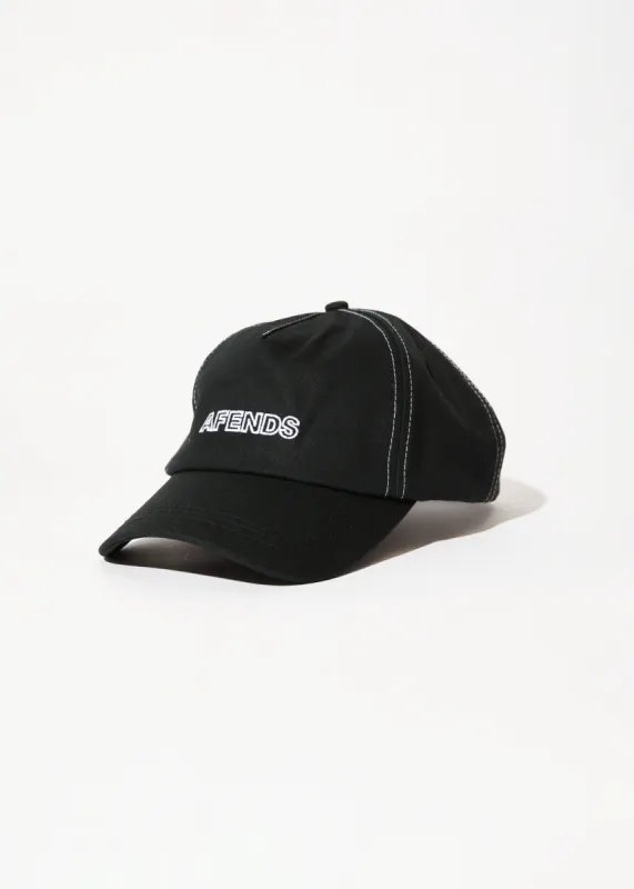 AFENDS Mens Outline - Trucker Cap - Black sold by Afends