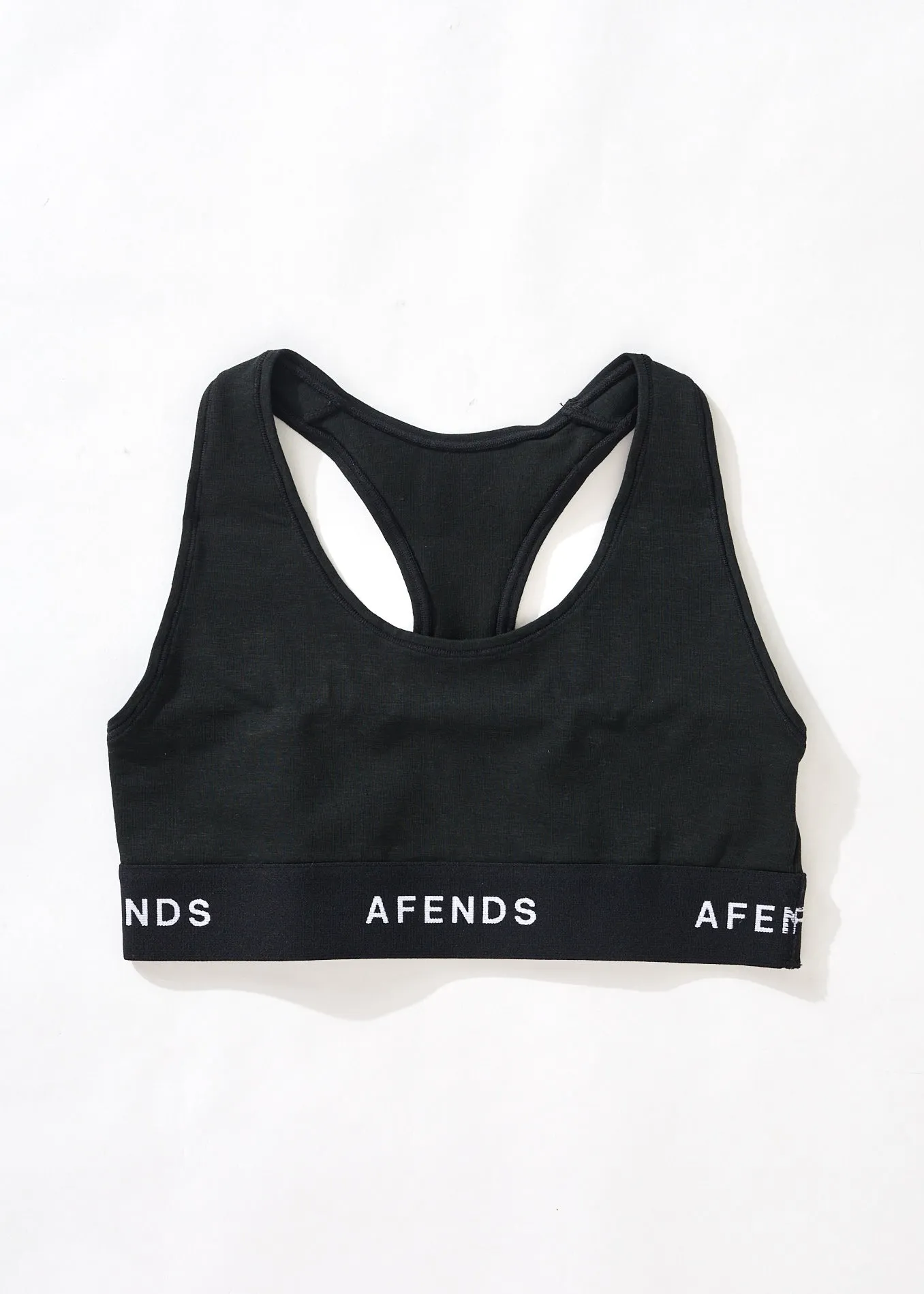 AFENDS Womens Molly - Sports Crop - Black sold by Afends