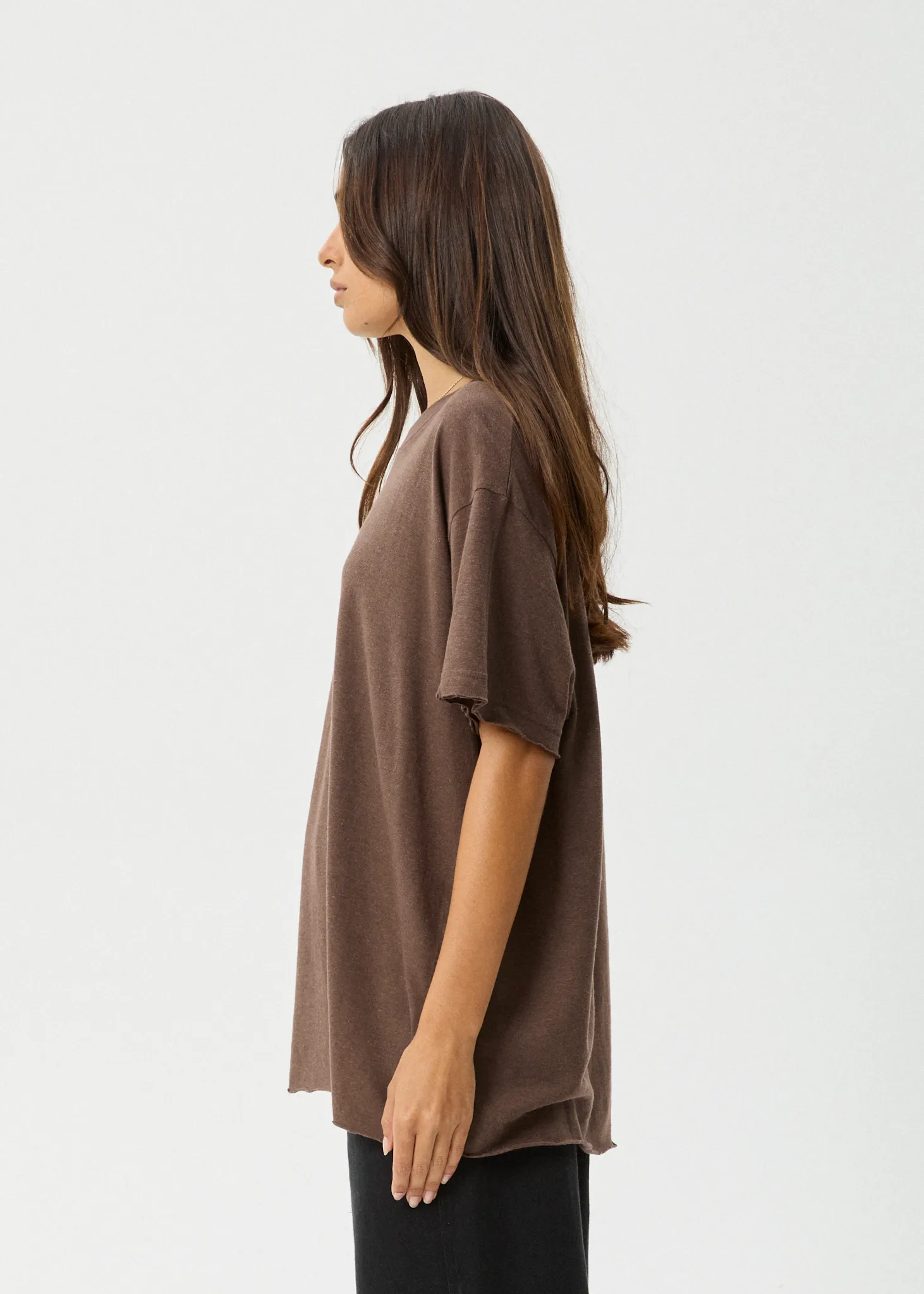 AFENDS Womens Slay - Oversized Tee - Coffee sold by Afends product image thumbnail 4