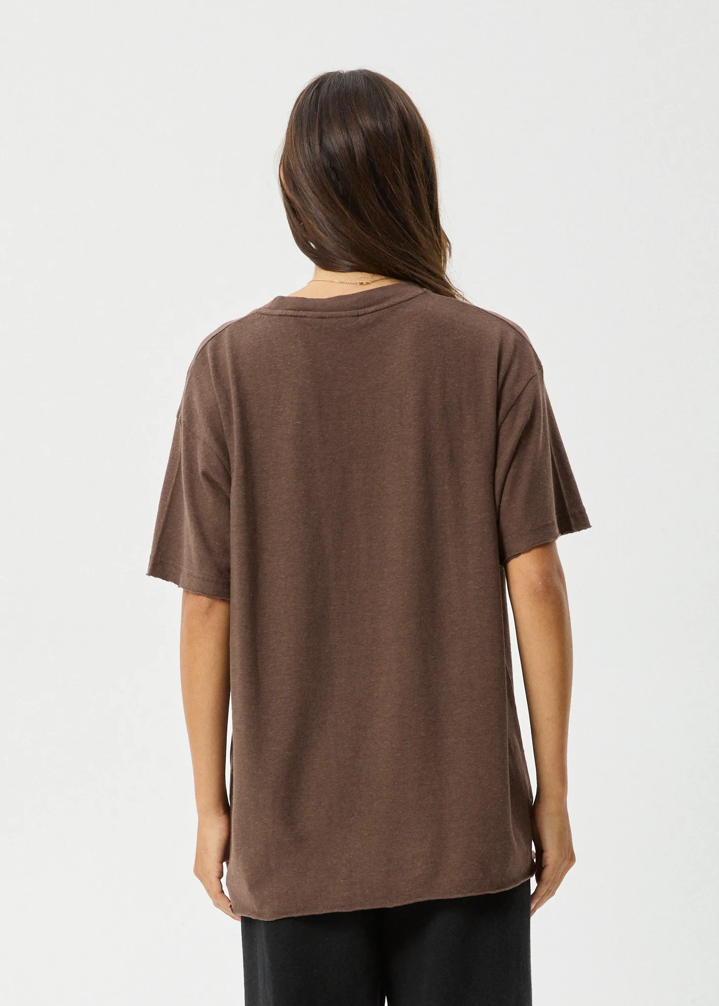 AFENDS Womens Slay - Oversized Tee - Coffee sold by Afends product image thumbnail 5