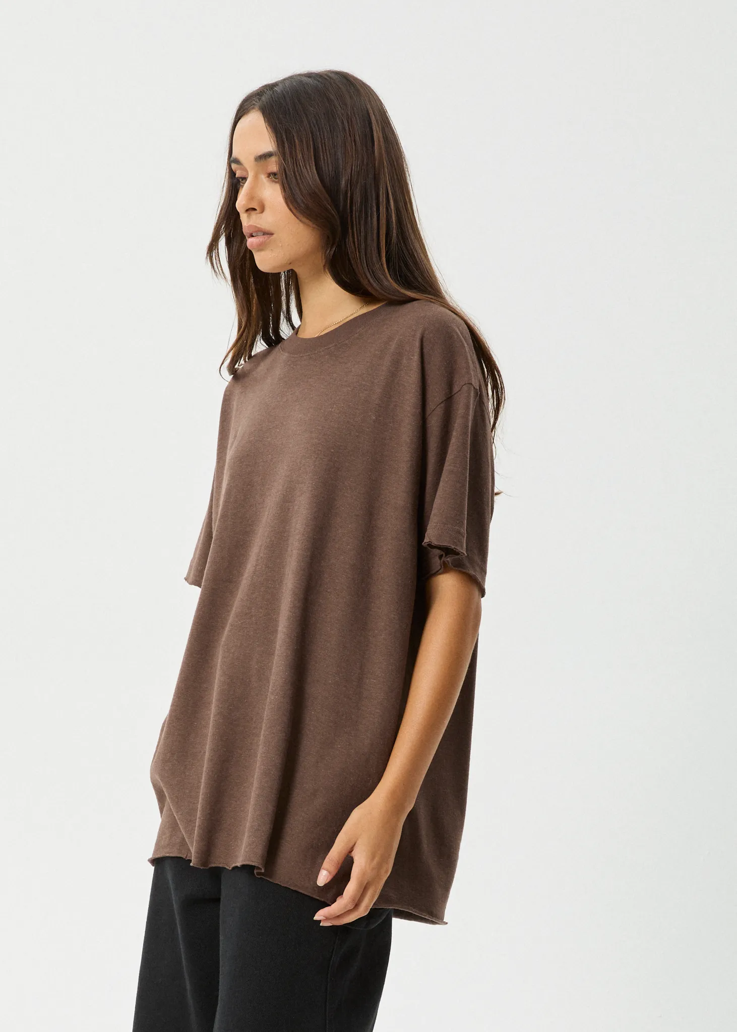 AFENDS Womens Slay - Oversized Tee - Coffee sold by Afends product image thumbnail 2