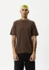 AFENDS Mens Classic - Retro Fit Tee - Coffee sold by Afends