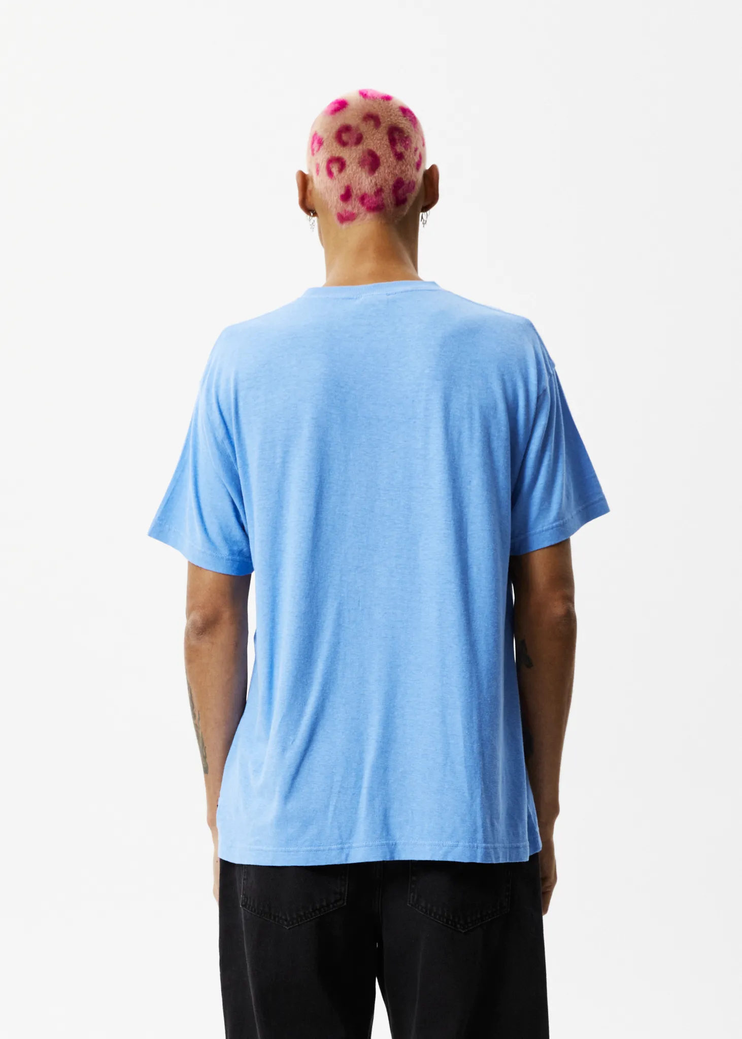 AFENDS Mens Waterfall - Boxy Graphic T-Shirt - Arctic sold by Afends product image thumbnail 5