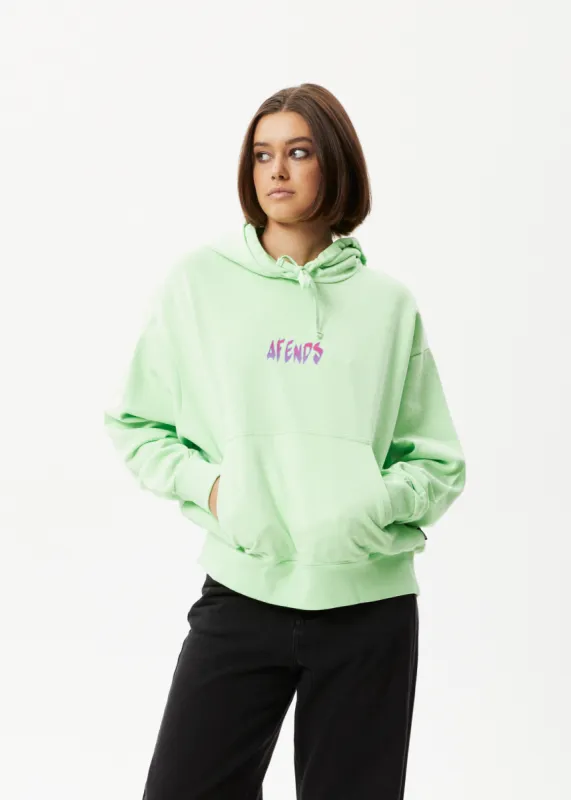 AFENDS Womens Electric - Hoodie - Lime Green sold by Afends