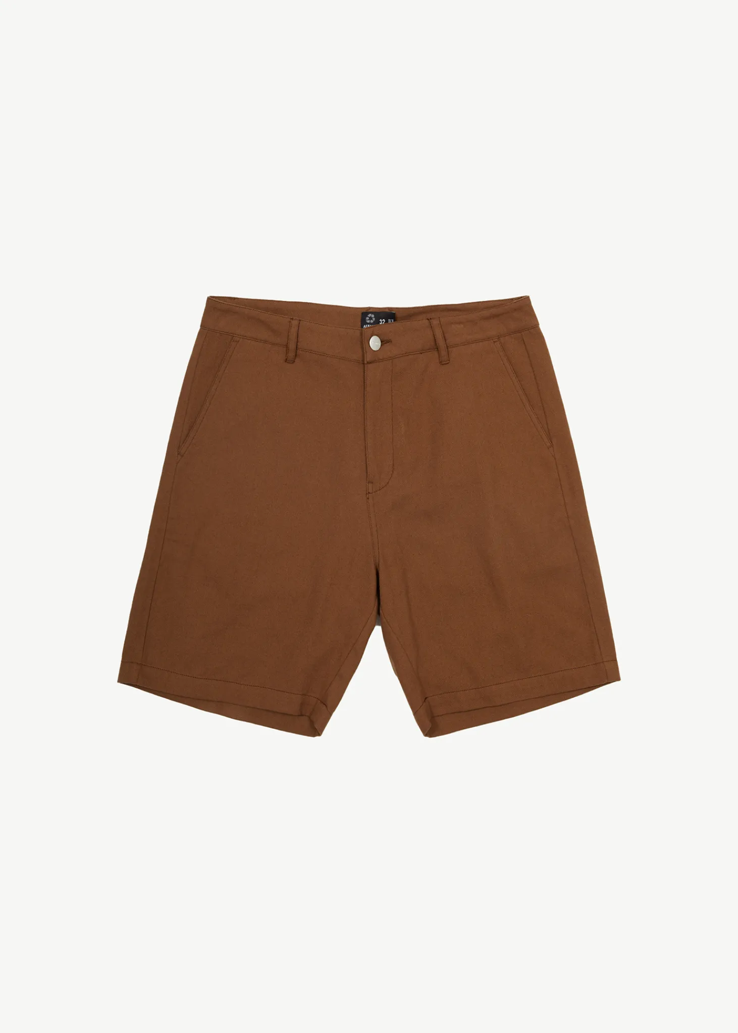 AFENDS Mens Ninety Twos - Fixed Waist Shorts 19" - Toffee sold by Afends