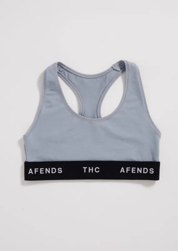 AFENDS Womens Romy - Hemp Sports Crop - Shadow sold by Afends