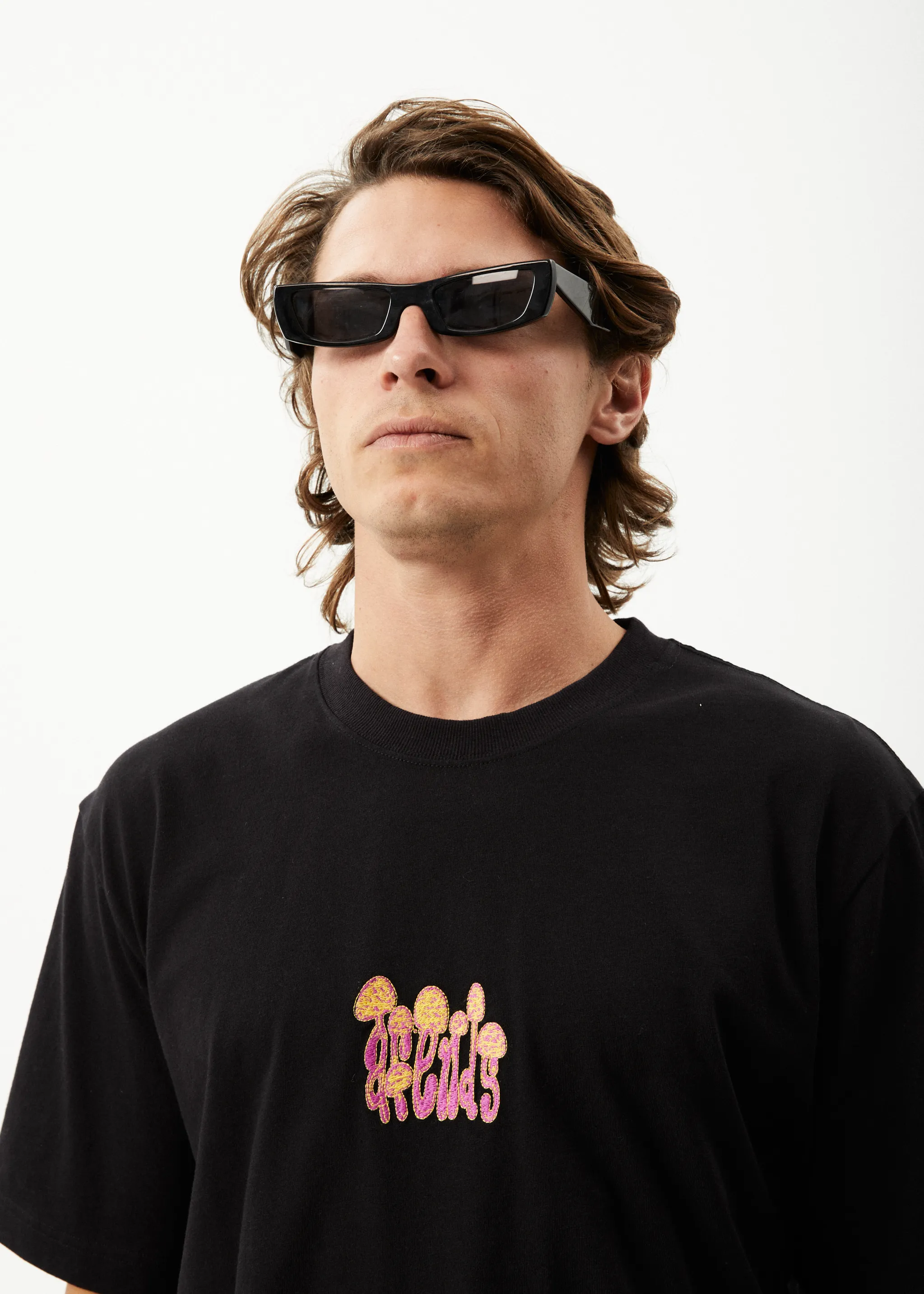 AFENDS Mens Psychedelic - Retro Graphic T-Shirt - Black sold by Afends product image thumbnail 3