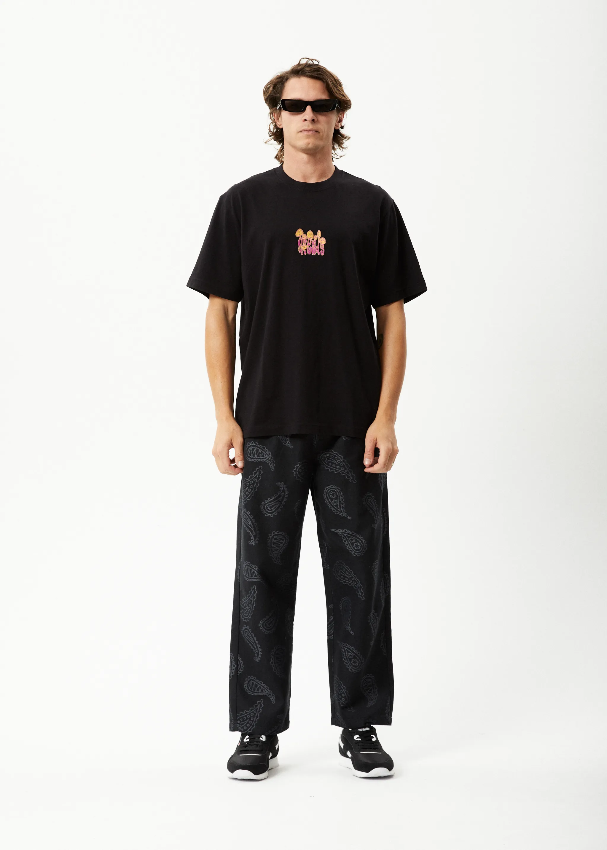 AFENDS Mens Psychedelic - Retro Graphic T-Shirt - Black sold by Afends product image thumbnail 4